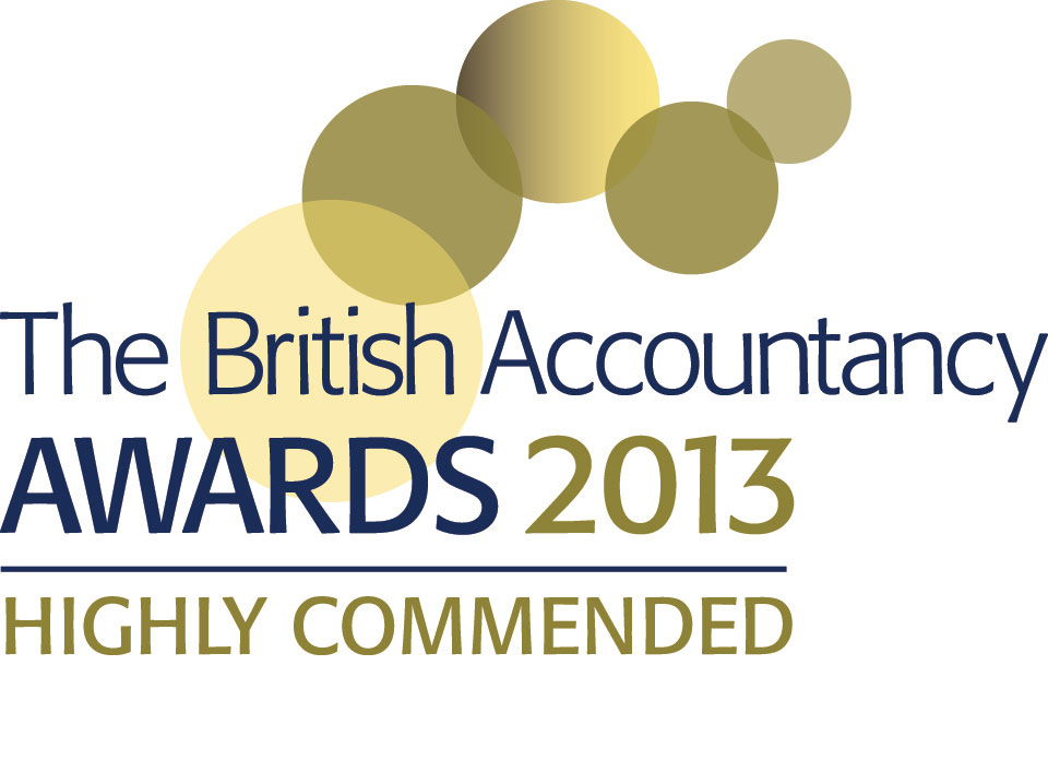 British accountancy awards 2013 highly commended