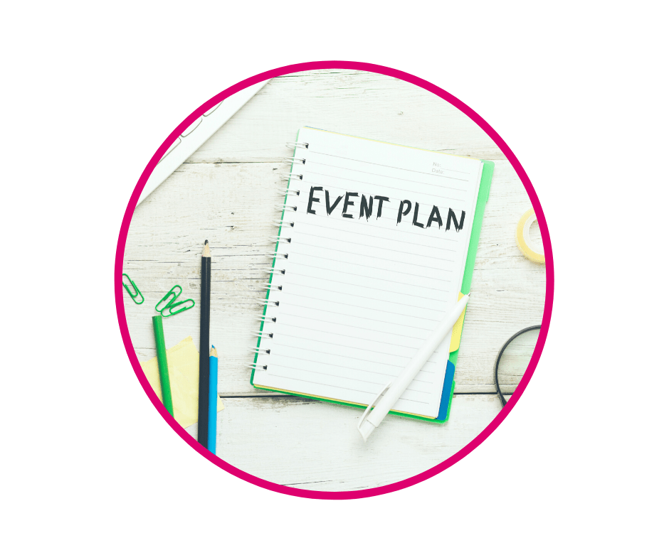 Haverhill Accountants & Software Event plan written on notepad