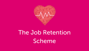 Haverhill Accountants & Software Heart with life line. The Job Retention Scheme.