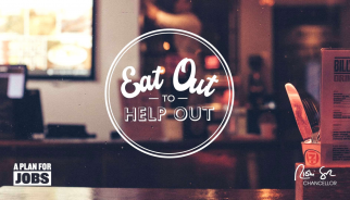 Eat out to help out logo