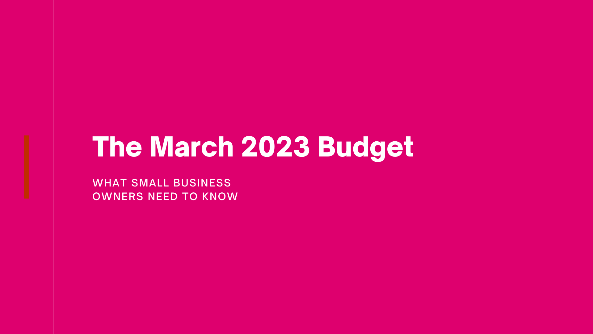 march budget update