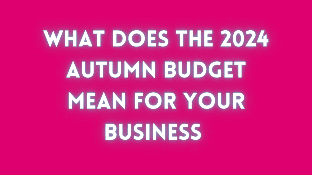 Autumn budget